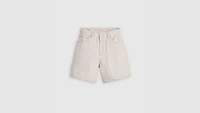 High Rise Baggy Linen Blend Lightweight Women's Shorts