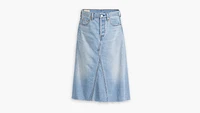 High-Rise A-Line Decon Skirt