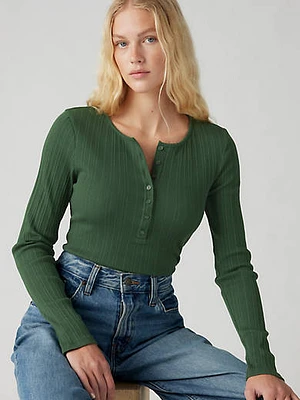 Dry Goods Vacationer Ribbed Henley