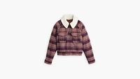 Shrunken '90s Flannel Jacket