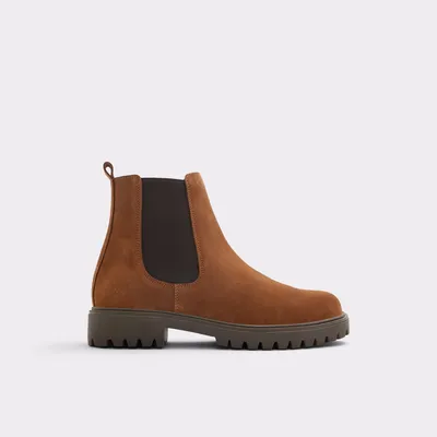 Adalitlan Marron Foncé Femmes Le bottillon Chelsea | ALDO Canada