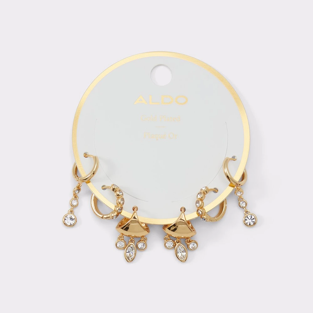 Adwaemeth Gold/Clear Multi Women's Earrings | ALDO Canada