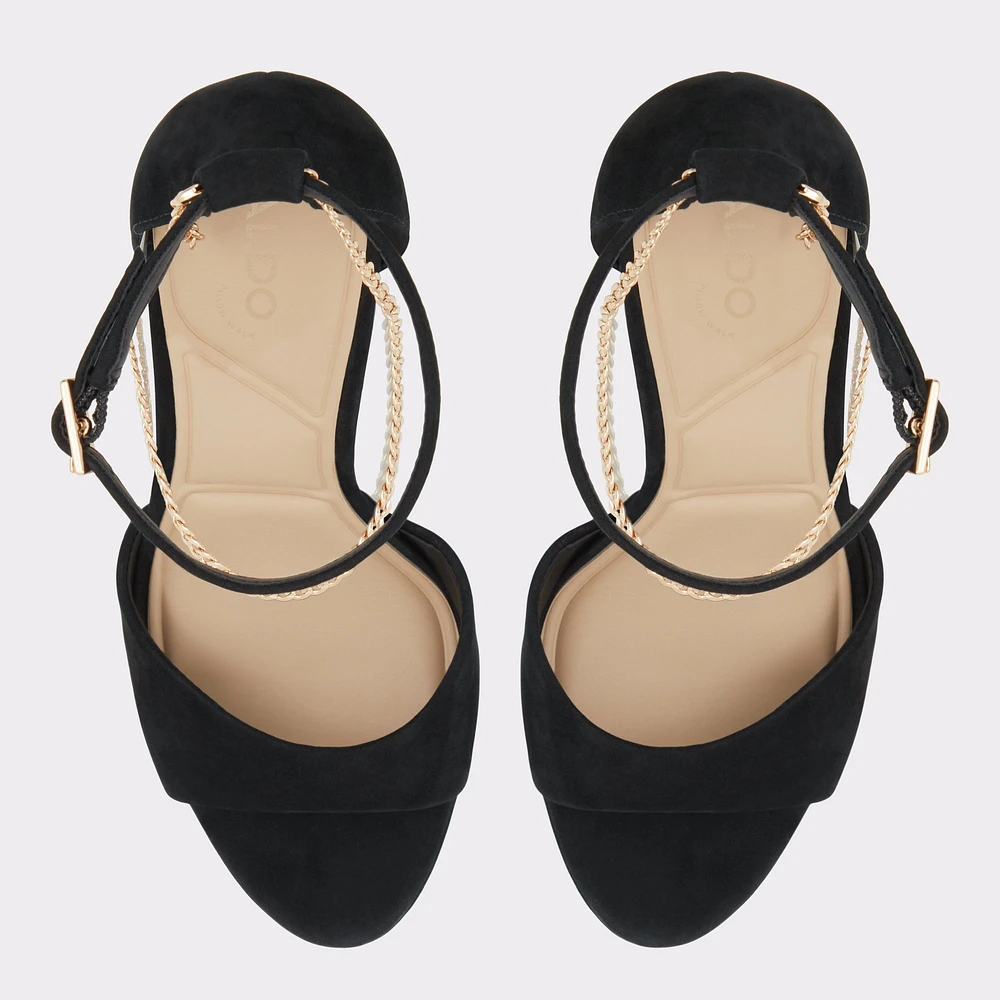 Afumeth Black Overflow Women's Platforms & Wedges | ALDO US