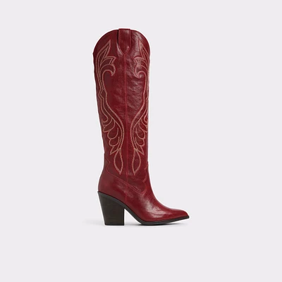 Alamo Medium Red Women's Tall Boots | ALDO Canada