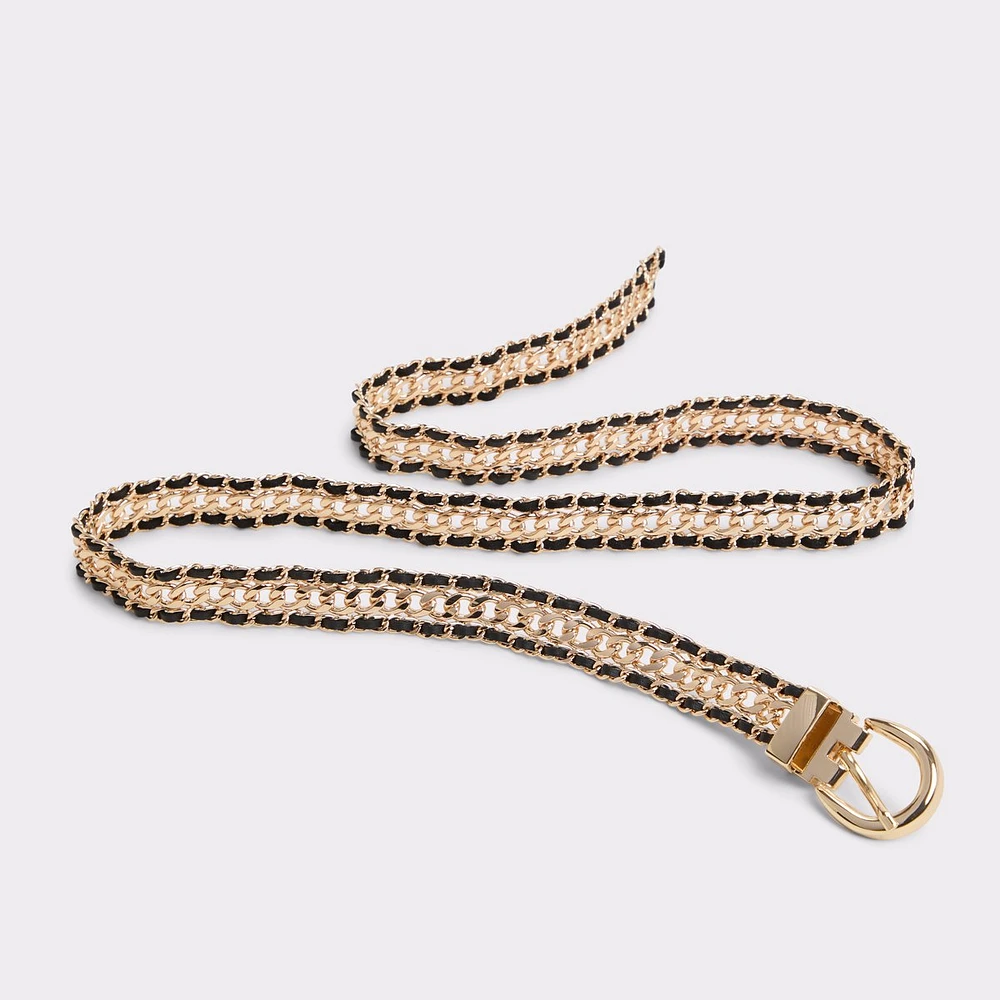 Albemarle Black/Gold Multi Women's Belts | ALDO Canada