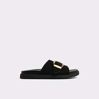 Alenana Black Women's Footbed sandals | ALDO Canada