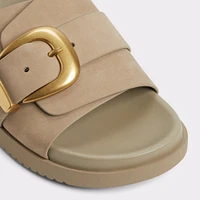 Alenana Other Green Women's Footbed sandals | ALDO Canada