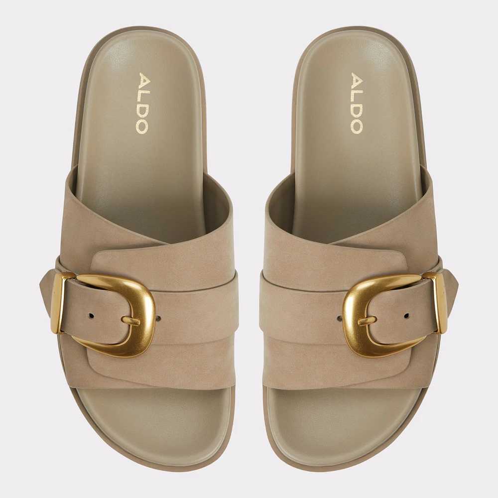 Alenana Other Green Women's Footbed sandals | ALDO Canada