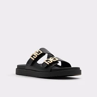 Alessie Black Women's Footbed sandals | ALDO Canada