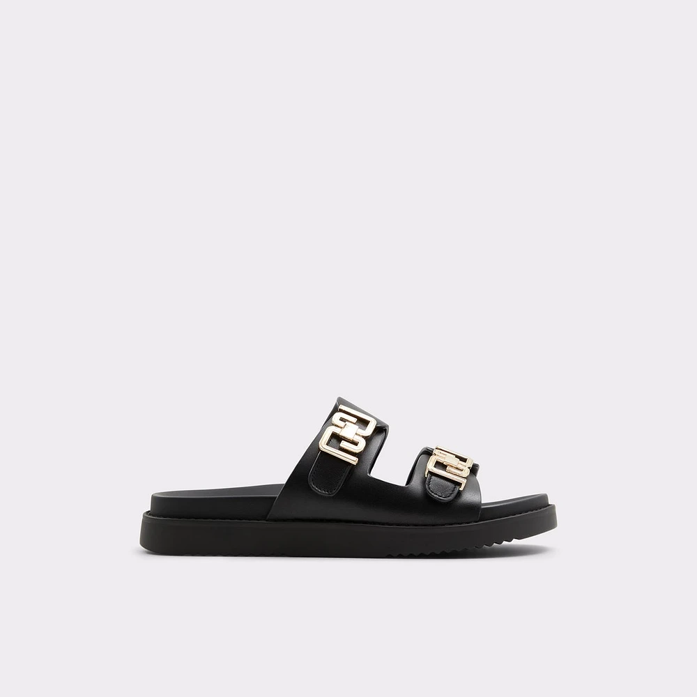 Alessie Black Women's Footbed sandals | ALDO Canada