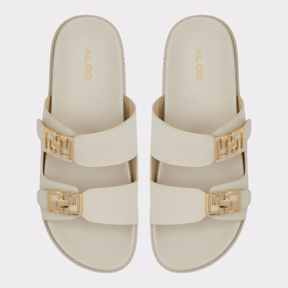 Alessie Autre Blanc Femmes Sandales a assise plantaire | ALDO Canada