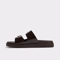Alessie Medium Brown Women's Footbed sandals | ALDO Canada
