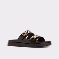 Alessie Medium Brown Women's Footbed sandals | ALDO Canada