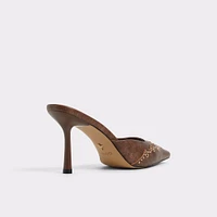 Amarilla Medium Brown Women's Mule slides | ALDO US