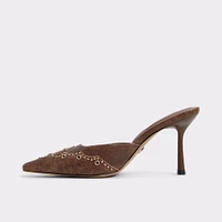 Amarilla Medium Brown Women's Mule slides | ALDO US