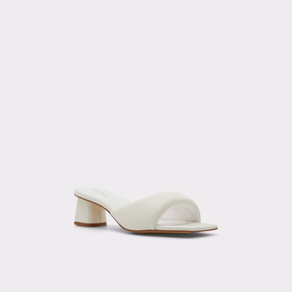 Aneka White Women's Mule slides | ALDO US