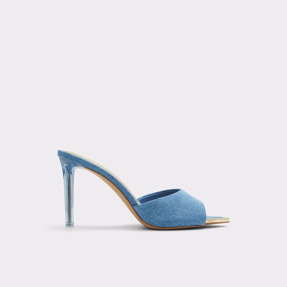 Anniebrilden Medium Blue Women's Heeled mules | ALDO US