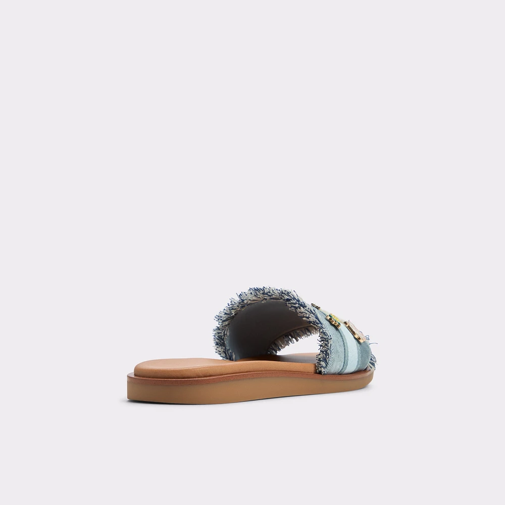 Beachside Denim Women's Flat Sandals | ALDO Canada