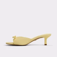 Belerose Light Yellow Women's Heeled mules | ALDO US