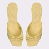 Belerose Light Yellow Women's Heeled mules | ALDO US