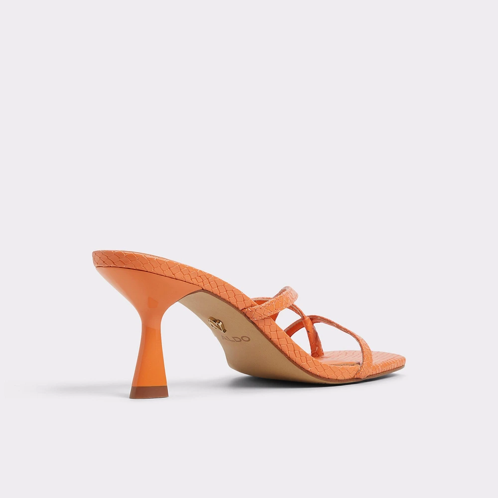 Calypsa Medium Orange Women's Heeled mules | ALDO Canada