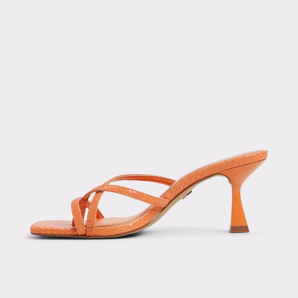 Calypsa Medium Orange Women's Heeled mules | ALDO Canada