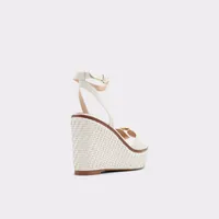 Carrabriria Open White Women's Wedges | ALDO US