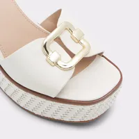 Carrabriria Open White Women's Wedges | ALDO US