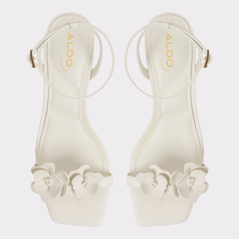 Daisyrose White/Bone Women's Strappy sandals | ALDO Canada