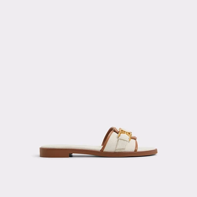 Dallaedar White Combo Women's Flat Sandals | ALDO Canada