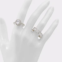 Damataa Silver/Clear Multi Women's Rings | ALDO Canada