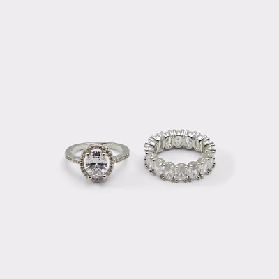 Damataa Silver/Clear Multi Women's Rings | ALDO Canada