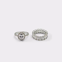 Damataa Silver/Clear Multi Women's Rings | ALDO Canada