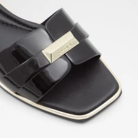 Darine Black Women's Flat Sandals | ALDO US