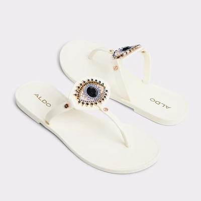 Ebariel White Women's Jelly Sandals & Flip Flops | ALDO Canada