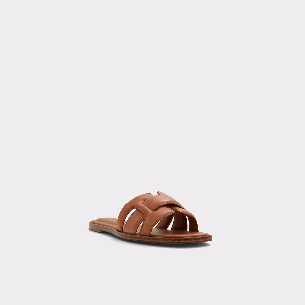 Elenaa Medium Brown Women's Flat Sandals | ALDO US