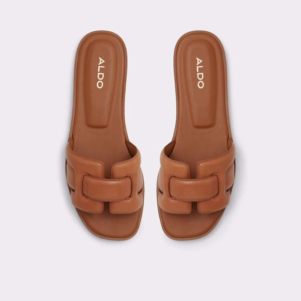 Elenaa Medium Brown Women's Flat Sandals | ALDO US
