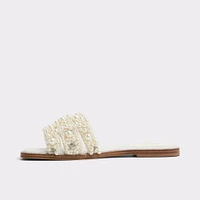 Eleny White Women's Flat Sandals | ALDO Canada