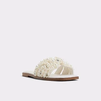 Eleny White Women's Flat Sandals | ALDO Canada