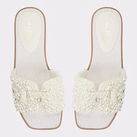 Eleny White Women's Flat Sandals | ALDO Canada