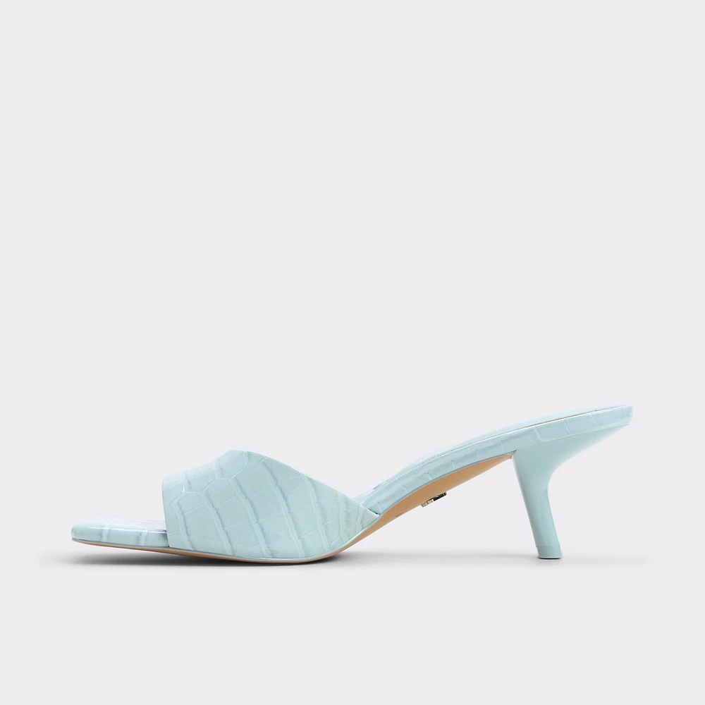 Enchanting Pastel Blue Women's Heeled mules | ALDO Canada