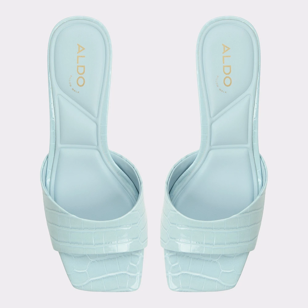 Enchanting Pastel Blue Women's Heeled mules | ALDO Canada