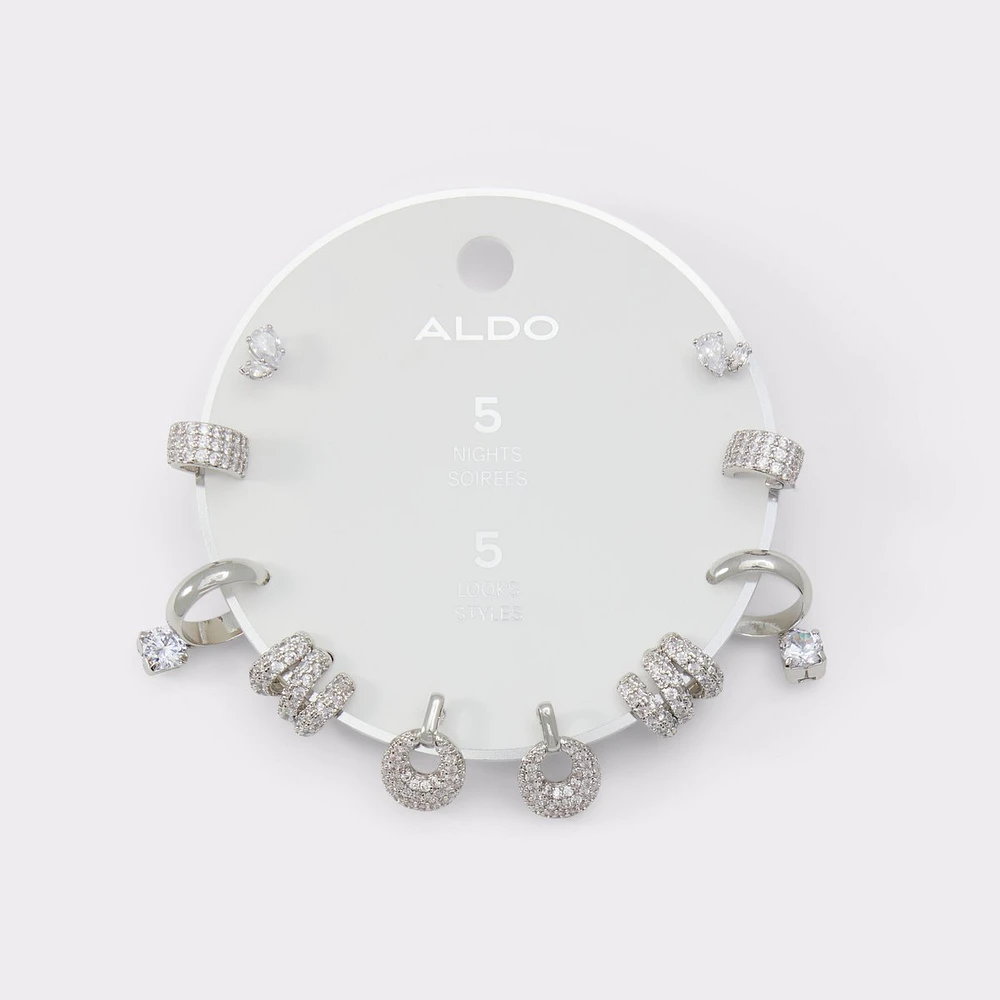 Fivelooks Argent/Transparent Multi Femmes Boucles d'oreilles | ALDO Canada