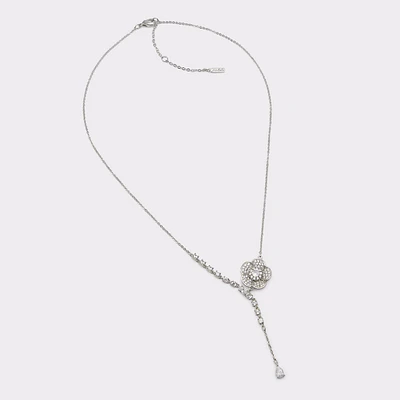Flowertear Silver/Clear Multi Women's Necklaces | ALDO Canada