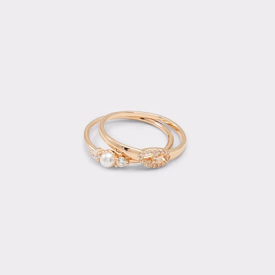 Glampearlx Gold/Clear Multi Women's Rings | ALDO Canada