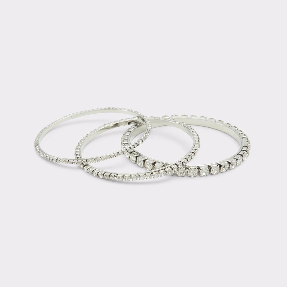 Gleamora Silver/Clear Multi Women's Bracelets | ALDO US