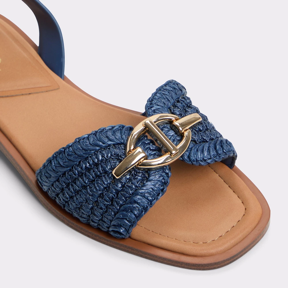 Goassi Navy Women's Flat Sandals | ALDO US