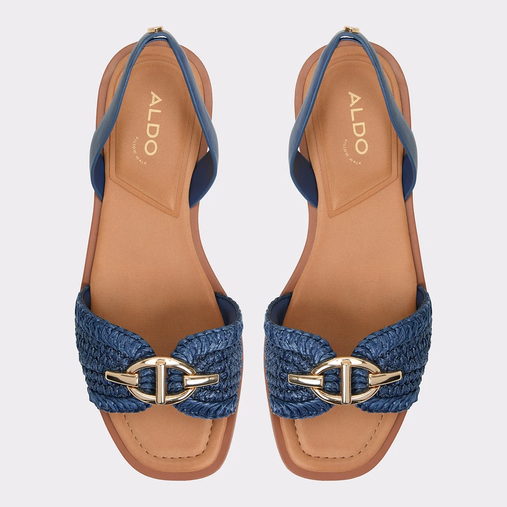 Goassi Navy Women's Flat Sandals | ALDO US