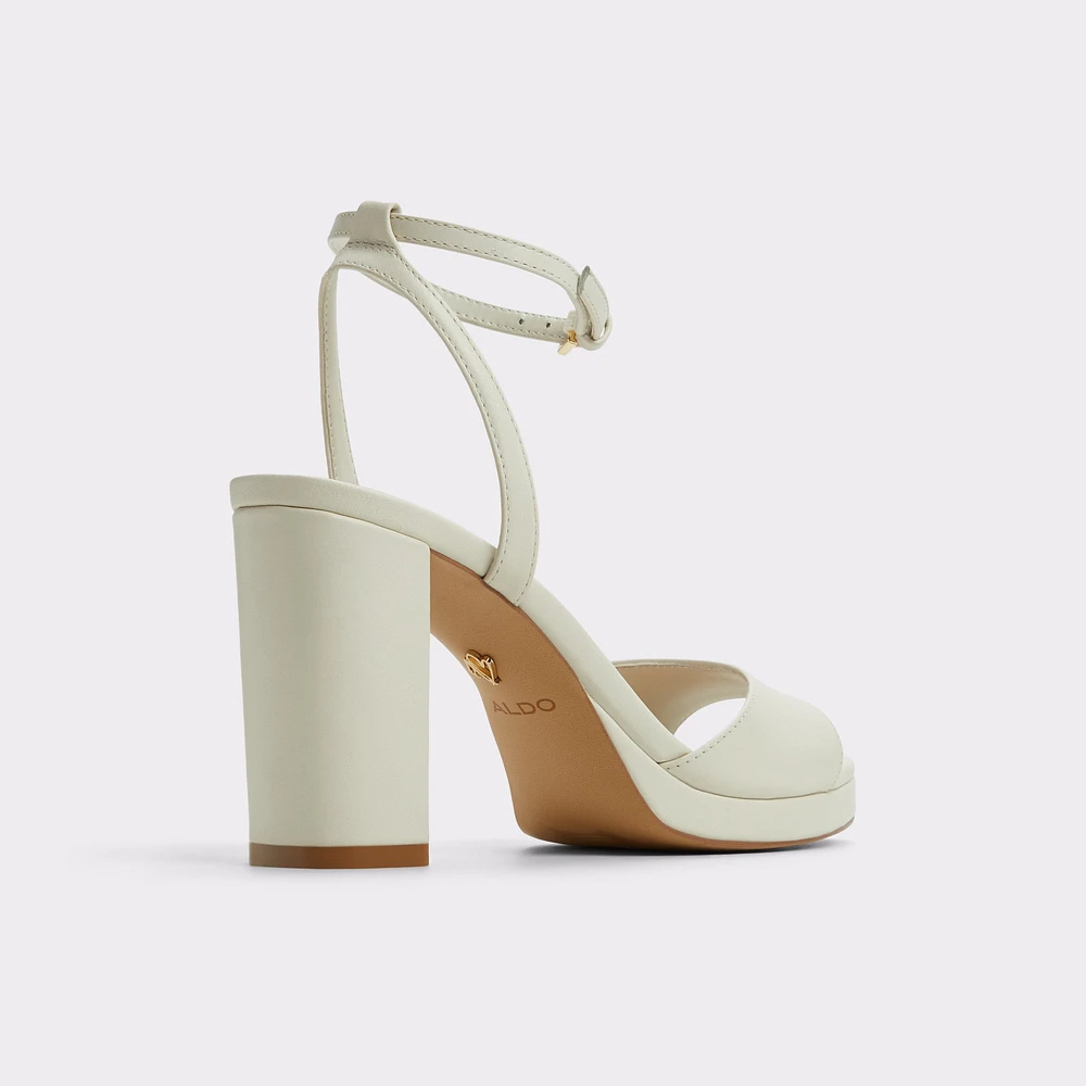 Gracious White/Bone Women's Block heels | ALDO Canada