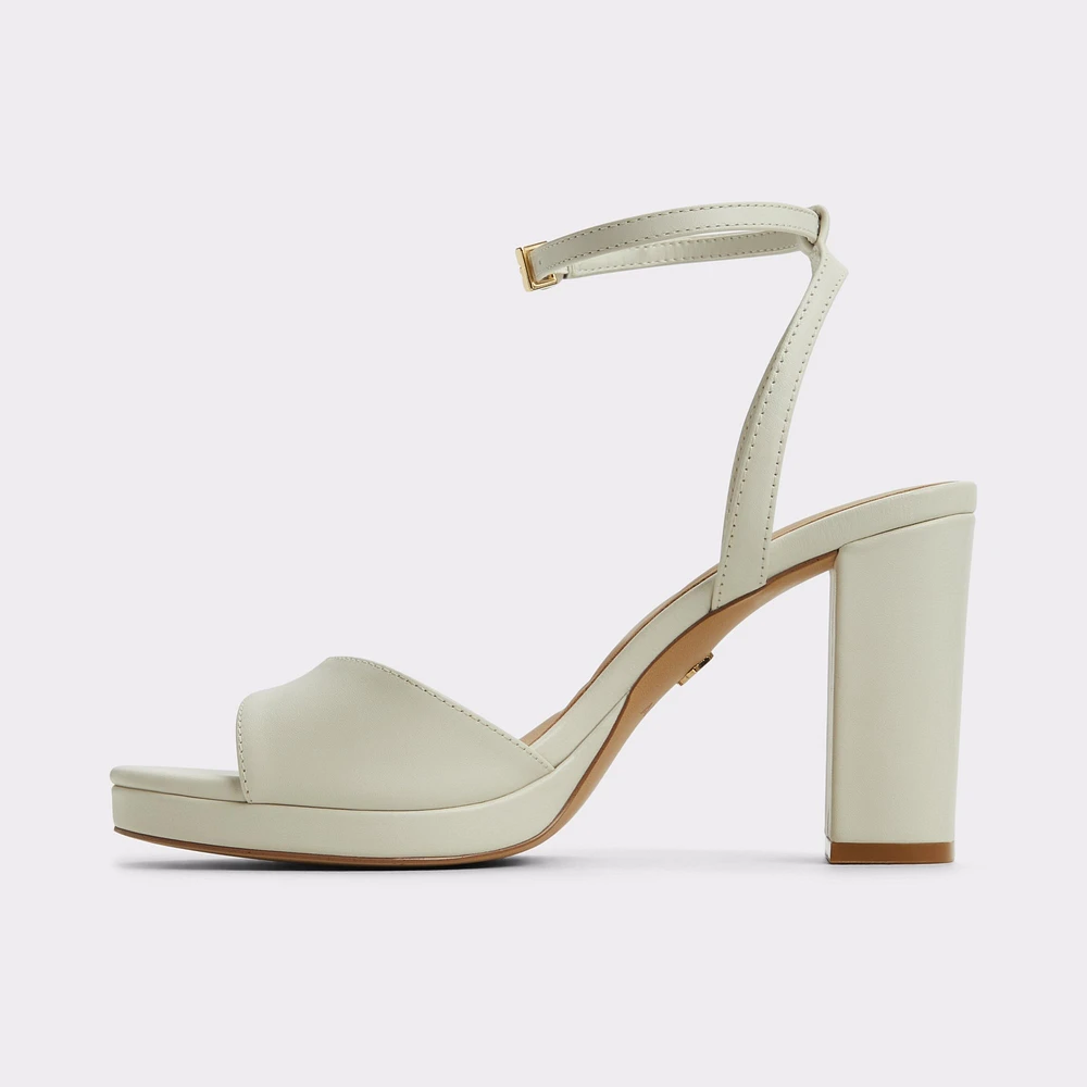 Gracious White/Bone Women's Block heels | ALDO Canada